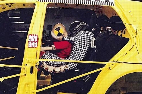 Crashtest Kindersitz