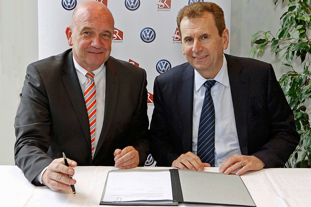 Bernd Osterloh (l.) und Karlheinz Blessing