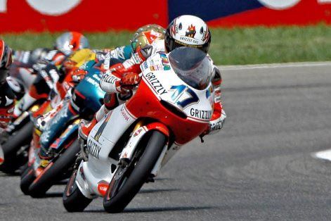 Motorrad-WM 2008, 125 ccm-Klasse, Stefan Bradl Grizzly Gas Aprilia