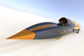 Raketenauto "Bloodhound SSC"