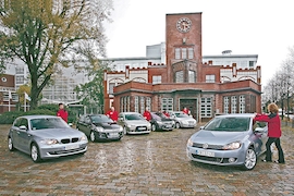 Mitsubishi Lancer Sportback 2.0 DI-D Kia cee'd 2.0 CRDI Ford Focus 2.0 TDCi BMW 118d Opel Astra 1.9 CDTI VW Golf 2.0 TDI