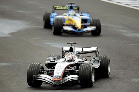Vor dem GP von China 2005