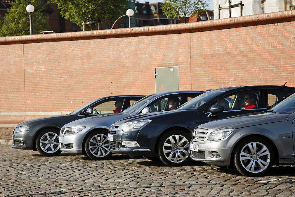 Audi A4 BMW 3er Mercedes C-Klasse Citroën C5