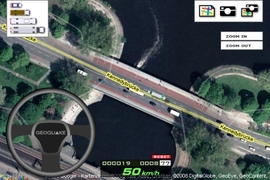 Fahrsimulator für Google Maps