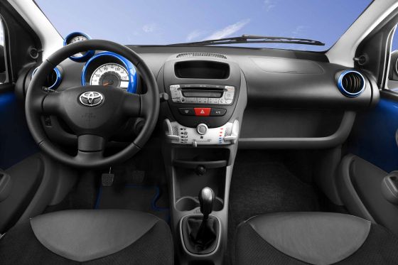 Toyota Aygo, Facelift 2009, Innenraum