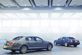 Bentley Continental Flying Spur Speed Maserati Quattroporte S