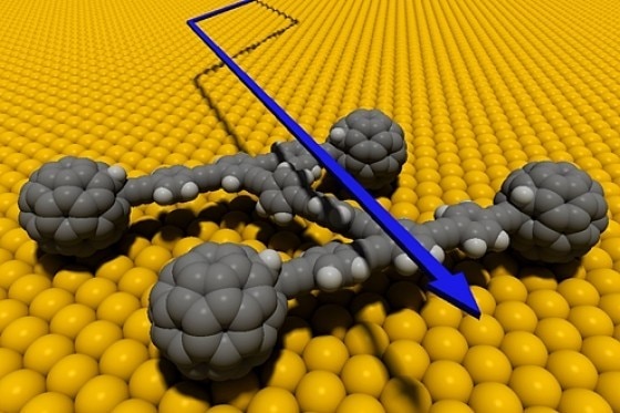 Nanocar aus Kohlenstoff-Molekülen