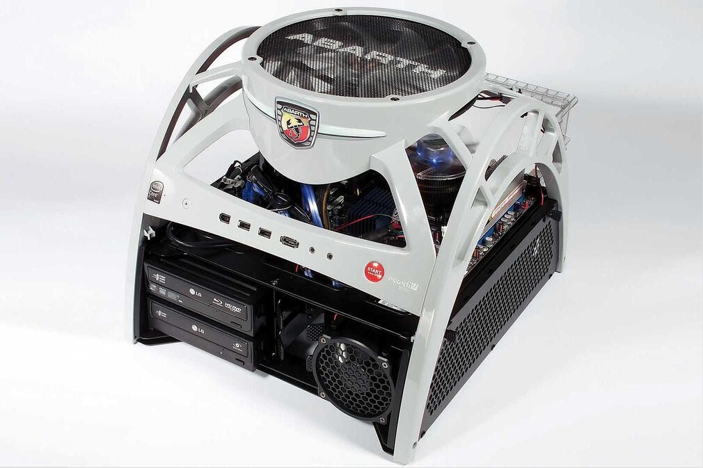 Computer im Abarth-Look