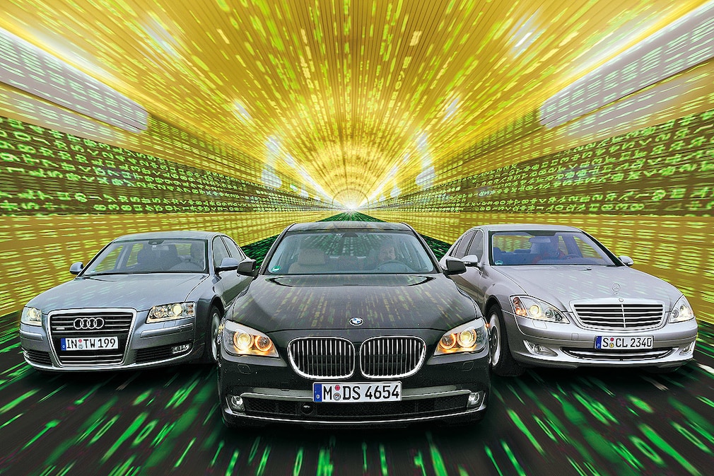 BMW 740i Audi A8 4.2 FSI Mercedes-Benz S 450