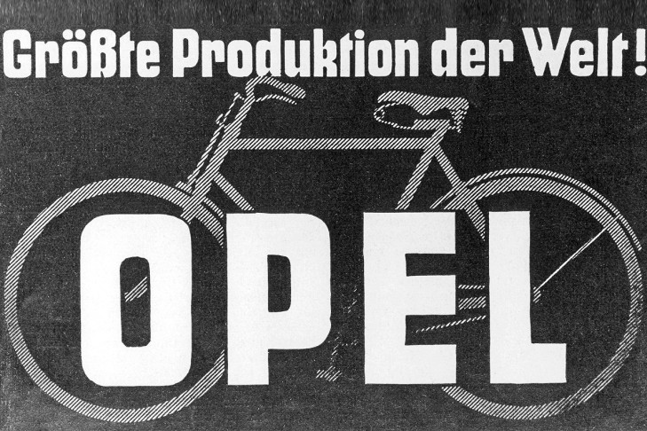 Opel Fahrrad Werbung
