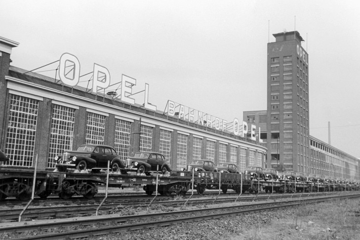 Opel Kapitän Werk Rüsselsheim 1949 Opel Kapitän Werk Rüsselsheim 1949