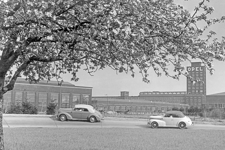 Opel-Werk Rüsselsheim 1930er Jahre