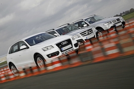 Audi Q5 3.0 TDI BMW X3 xDrive 30d Mercedes-Benz GLK 320 CDI