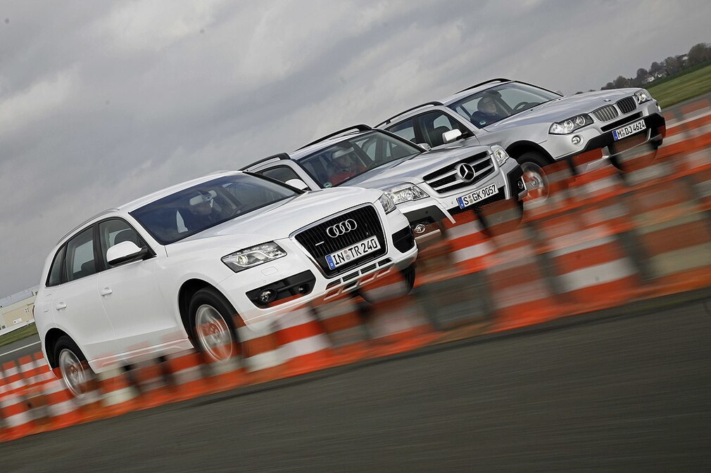 Audi Q5 3.0 TDI BMW X3 xDrive 30d Mercedes-Benz GLK 320 CDI