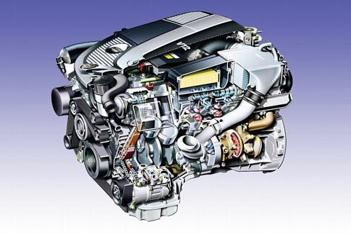 Mercedes V12-Motor