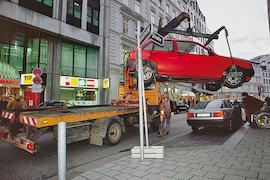 Abschleppen Stadt