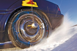 Test Schneeketten auf Reifengröße E 205/55 R16