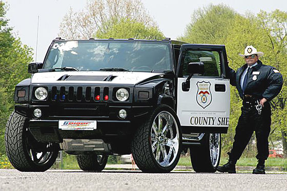 Polizei Hummer