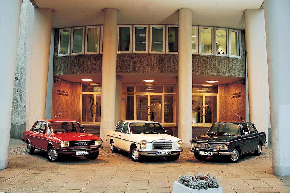 Vergleich Audi 100, BMW 2000, Mercedes 200