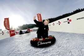 Schleuder-Kurs: Rodelpartie auf dem Nürburgring.