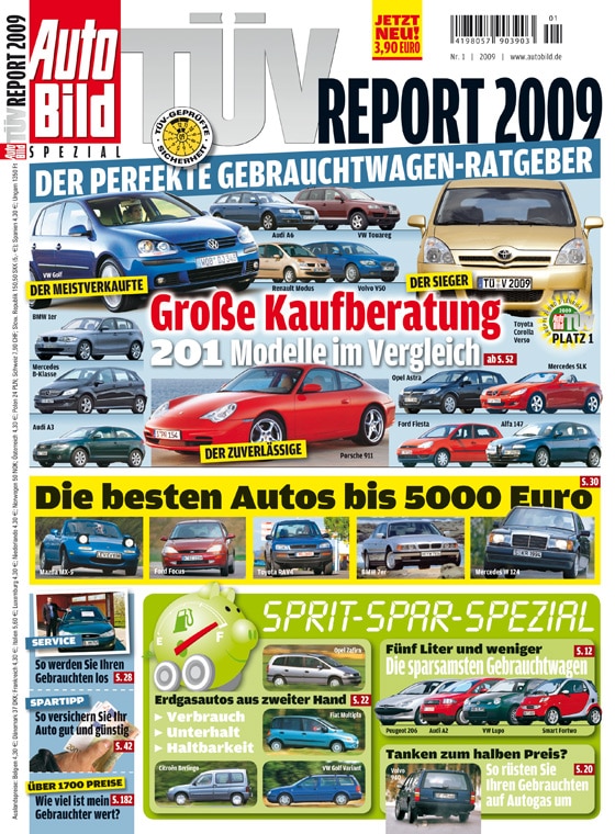 Titel AUTOBILD TÜV-Report 2009