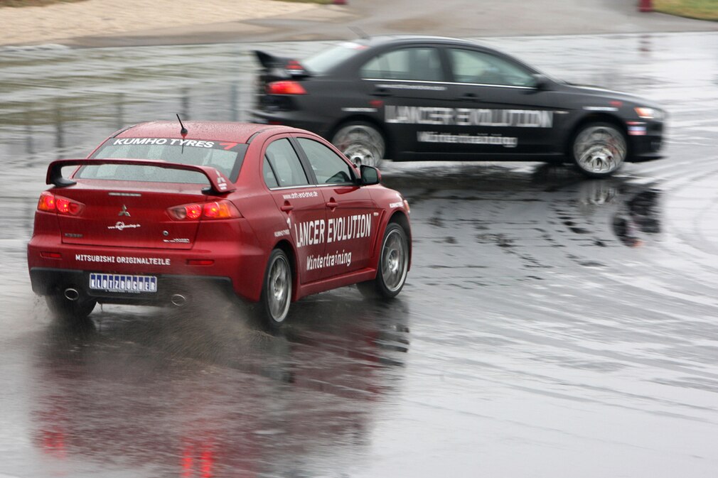 Mitsubishi Lancer Evo X Driftweltrekord Sachsenring