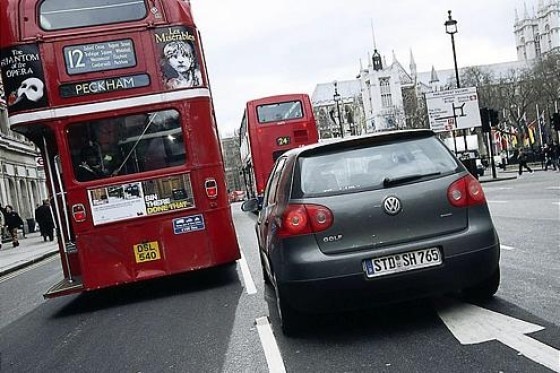 Busfahren in London