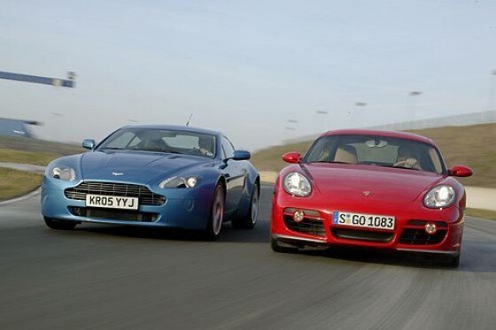 Test Cayman S gegen Aston Martin V8 Vantage