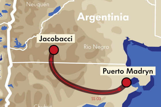 Rallye Dakar 2009, Etappe 3 - Montag, 5. Januar