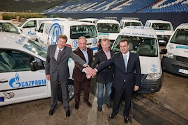 VW Erdgasautos für Schalke 04