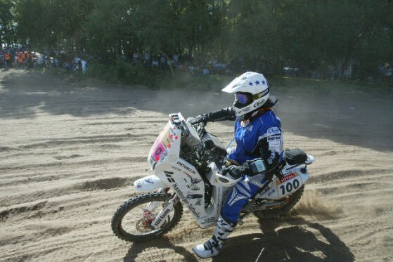 Rallye Dakar 2009 2. Tag Christina Meier Yamaha
