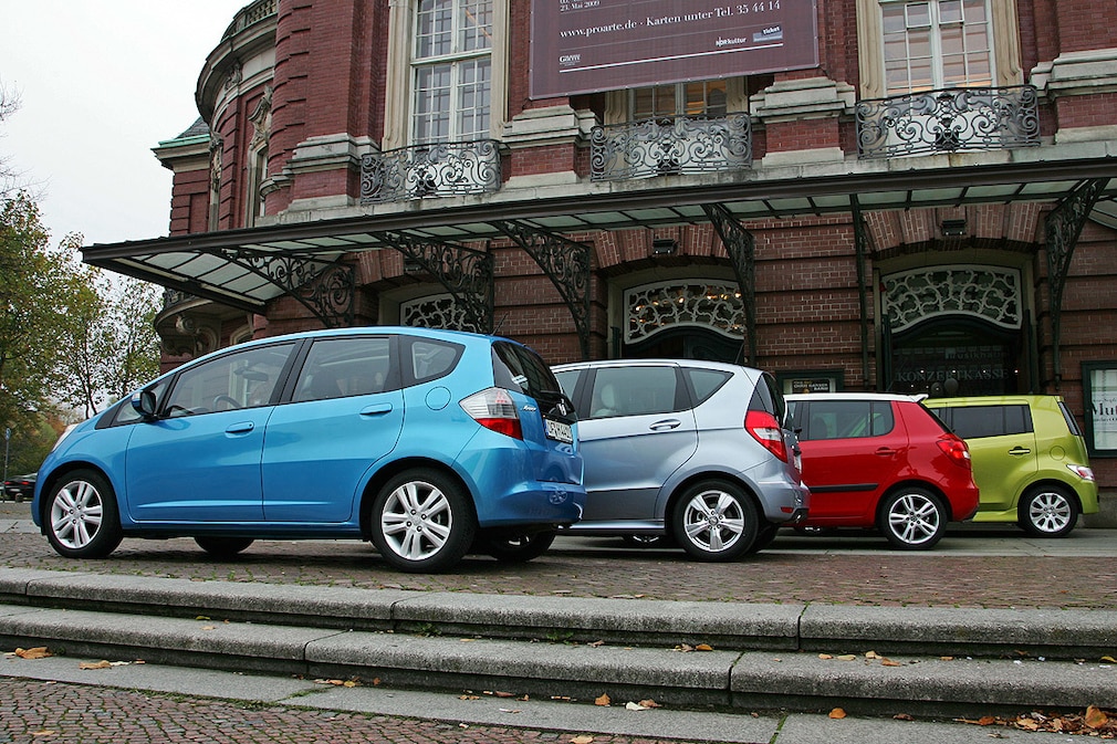 Honda Jazz Mercedes A-Klasse Skoda Fabia Daihatsu Materia