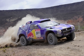 Rallye Dakar 2009 Tag 4 Carlos Sainz VW Race Touareg