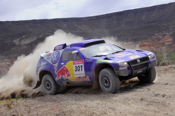 Rallye Dakar 2009 Tag 4 Carlos Sainz VW Race Touareg