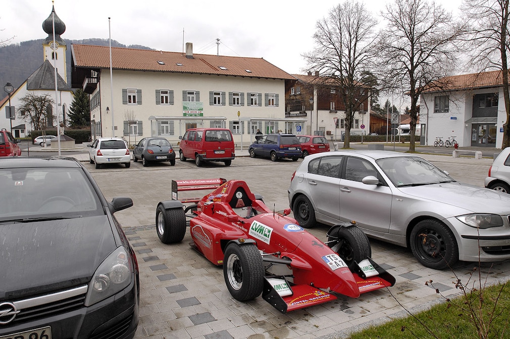 Formel Rennwagen für die Straße