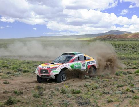 Rallye Dakar 2009 Stéphane Peterhansel Mitsubishi Racing Lancer