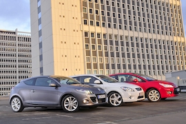 Renault Megané Coupé Kia pro cee'd Citroën C4 Coupé