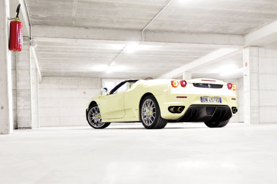 Gierig: Selbst das Ausschalten des F430 ist ein Erlebnis.