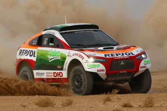 Rallye Dakar 2009, Tag 13, Mitsubishi Racing Lancer