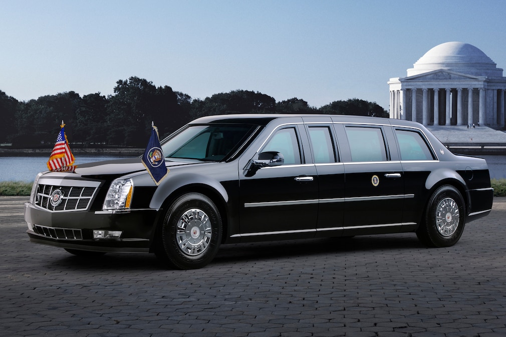 Cadillac stellt die neue Präsidenten-Limousine für Barack Obama vor.