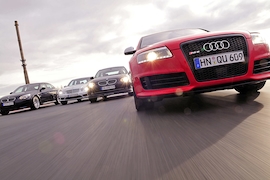 BMW M5, BMW Alpina B5 S, Mercedes-Benz AMG E 63, Audi RS6