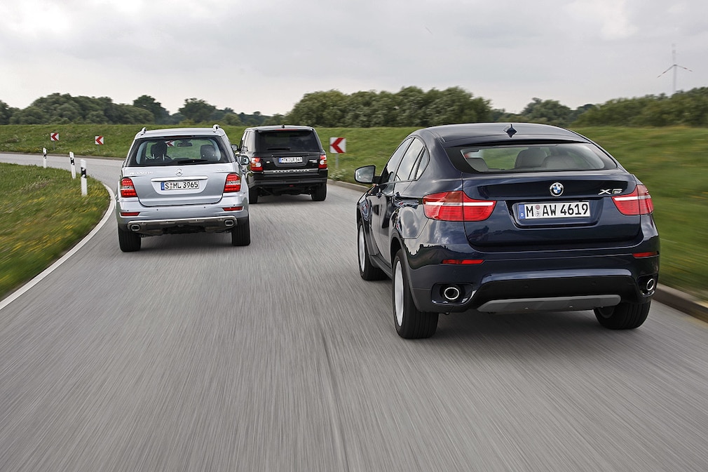 Range Rover Sport TDV6 BMW X6 xDrive 30d Mercedes ML 320 CDI 4Matic