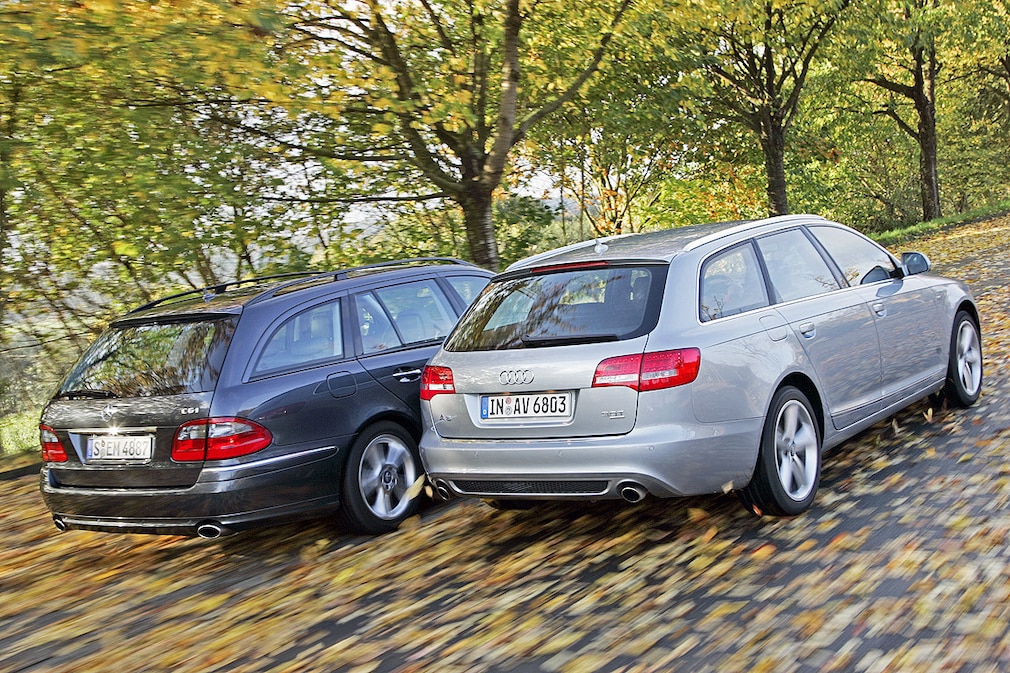 Audi A6 Avant Mercedes E-Klasse T-Modell