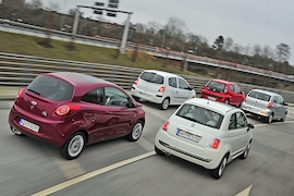 Citroën C1 Ford Ka Fiat 500 Renault Twingo VW Fox