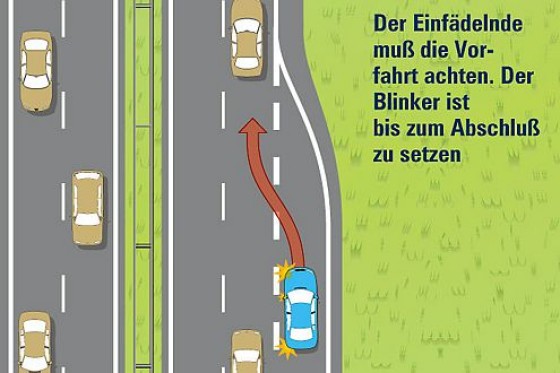 Spurwechsel auf der Autobahn AUTO BILD