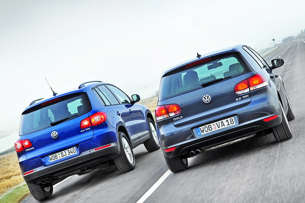 VW Golf VW Tiguan