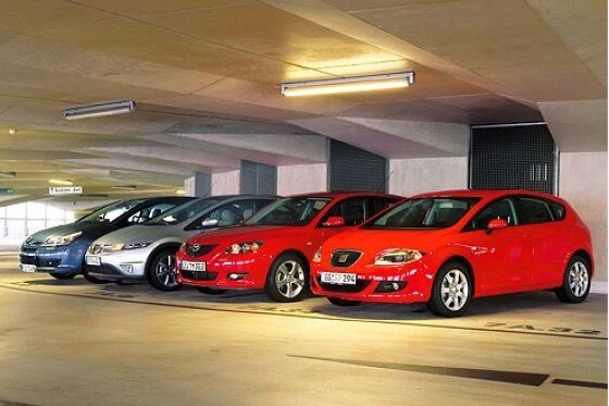 Vier Kompakte im Vergleich