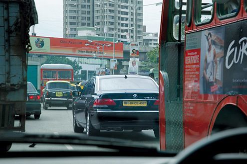 Straßenszene in Indien
