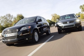 Audi Q7 gegen VW Touareg