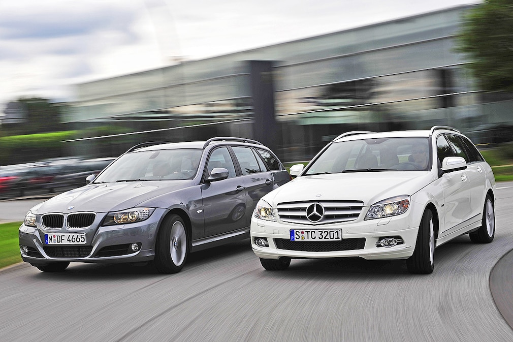 3er BMW 320d Touring Mercedes C-Klasse C220 CDI T